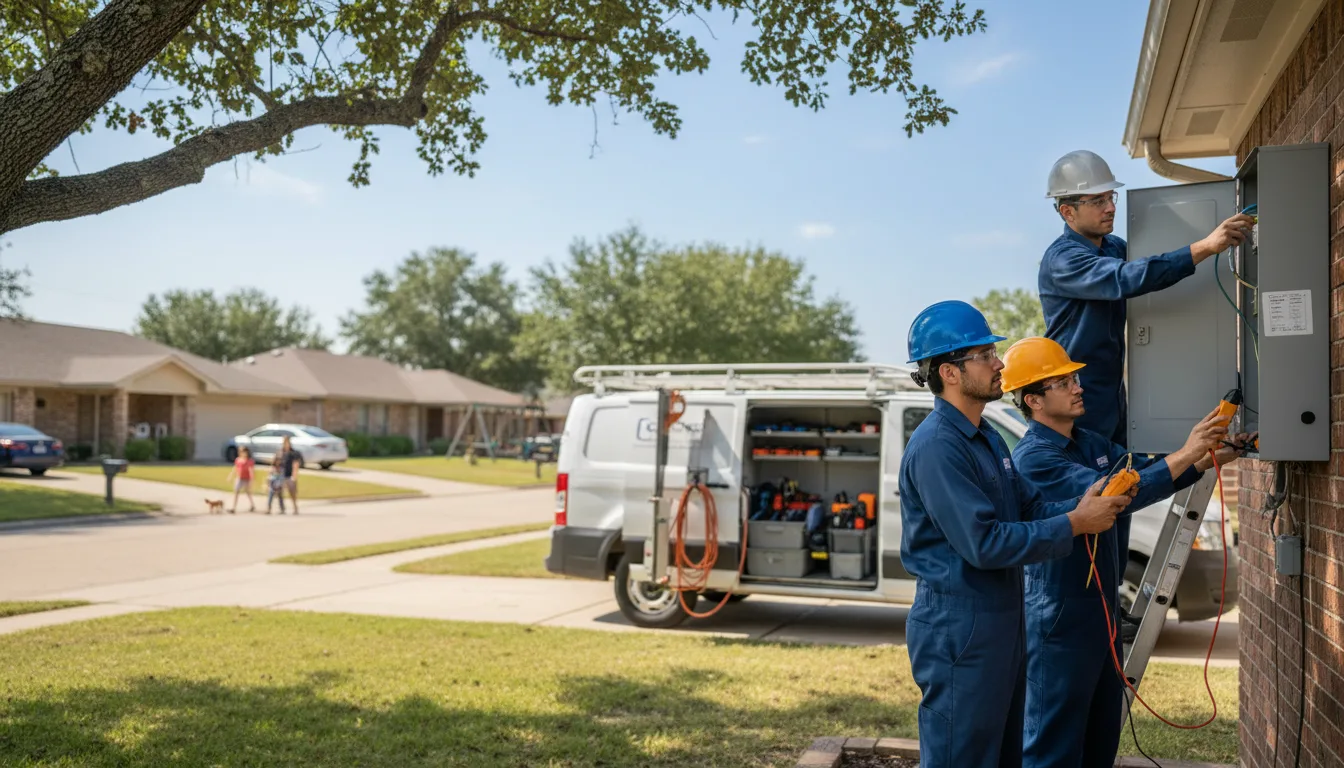 Certified electrician providing emergency electrical services in Ammon, ID
